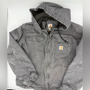 Carhartt Bartlett Sherpa Lined Jacket 103826 Gravel L Regular